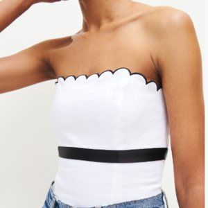 Reformation Evelyn Linen Top